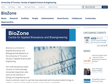 Tablet Screenshot of biozone.utoronto.ca