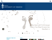 Tablet Screenshot of infectiousdiseases.utoronto.ca