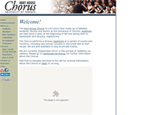 Tablet Screenshot of hhchorus.sa.utoronto.ca