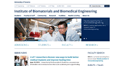 Desktop Screenshot of ibbme.utoronto.ca