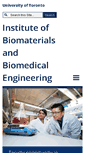 Mobile Screenshot of ibbme.utoronto.ca