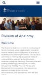 Mobile Screenshot of anatomy.utoronto.ca