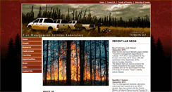 Desktop Screenshot of firelab.forestry.utoronto.ca